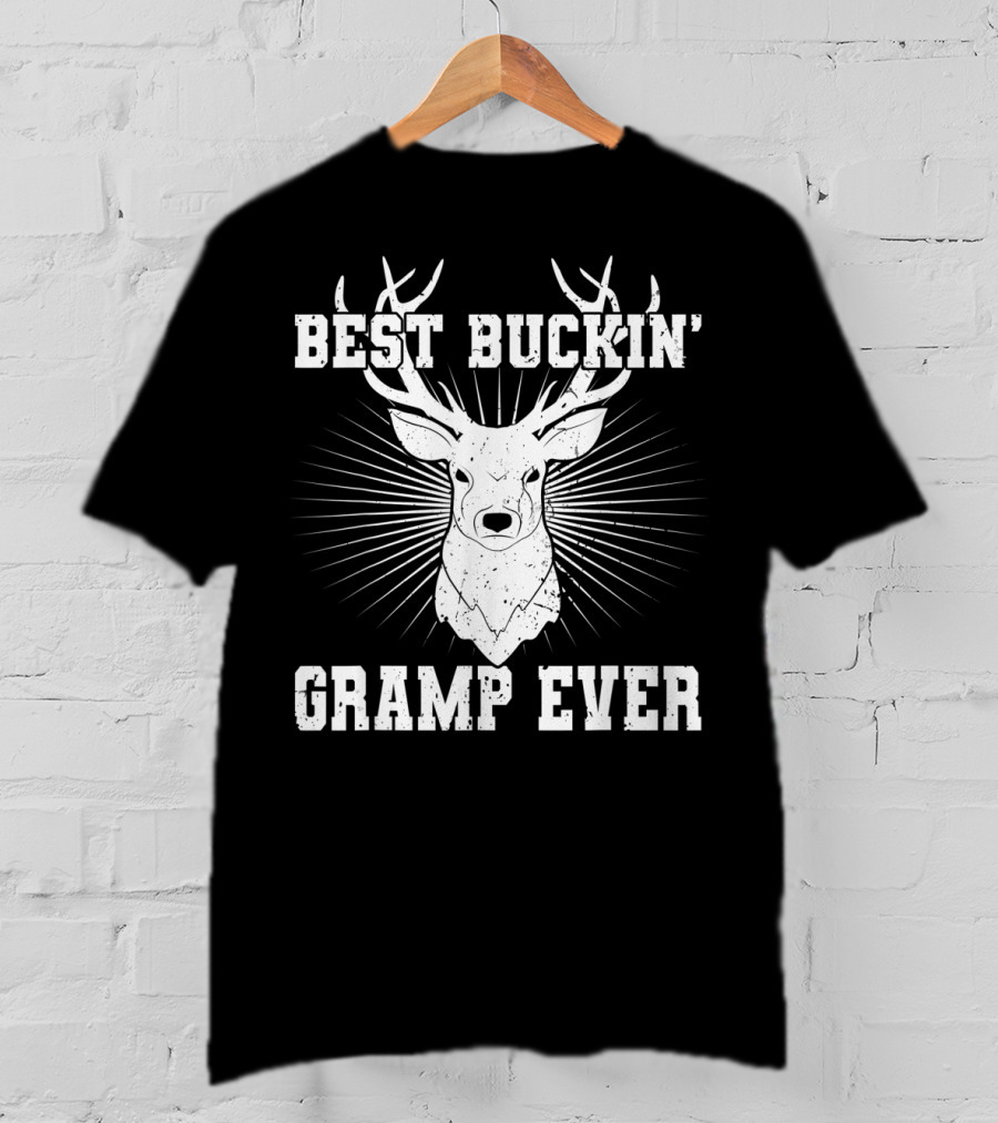 Best Buckin' Gramp Ever Deer Hunting Lover T-Shirt