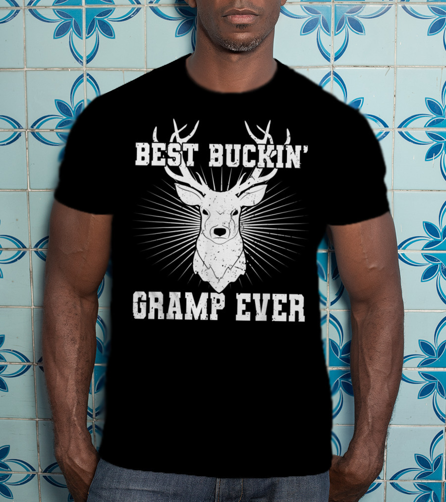 Best Buckin' Gramp Ever Deer Hunting Lover T-Shirt