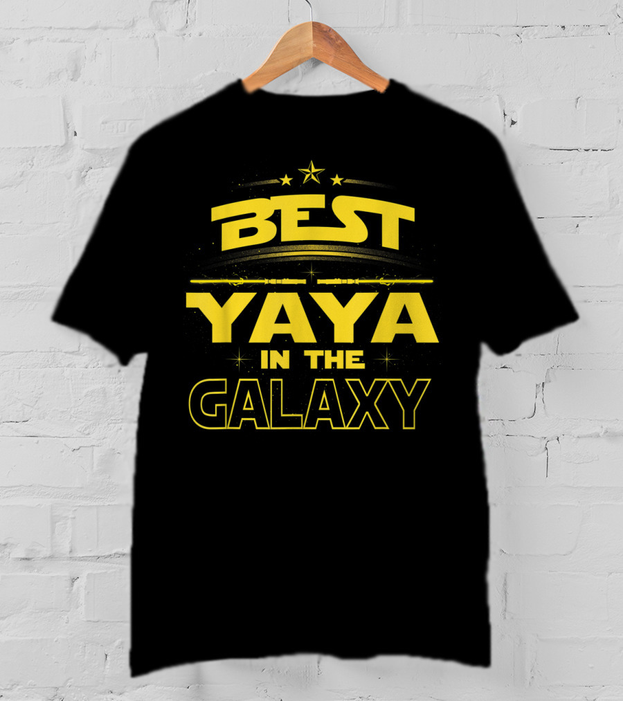 Best Yaya In The Galaxy Mothers Day Gift Mo Star T-Shirt