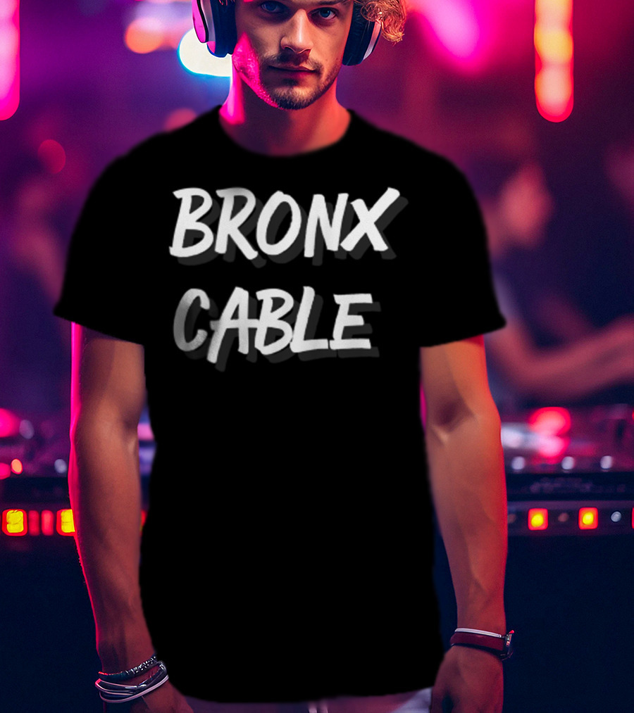 Bronx Cable Vintage Style Urban Graphics T-Shirt