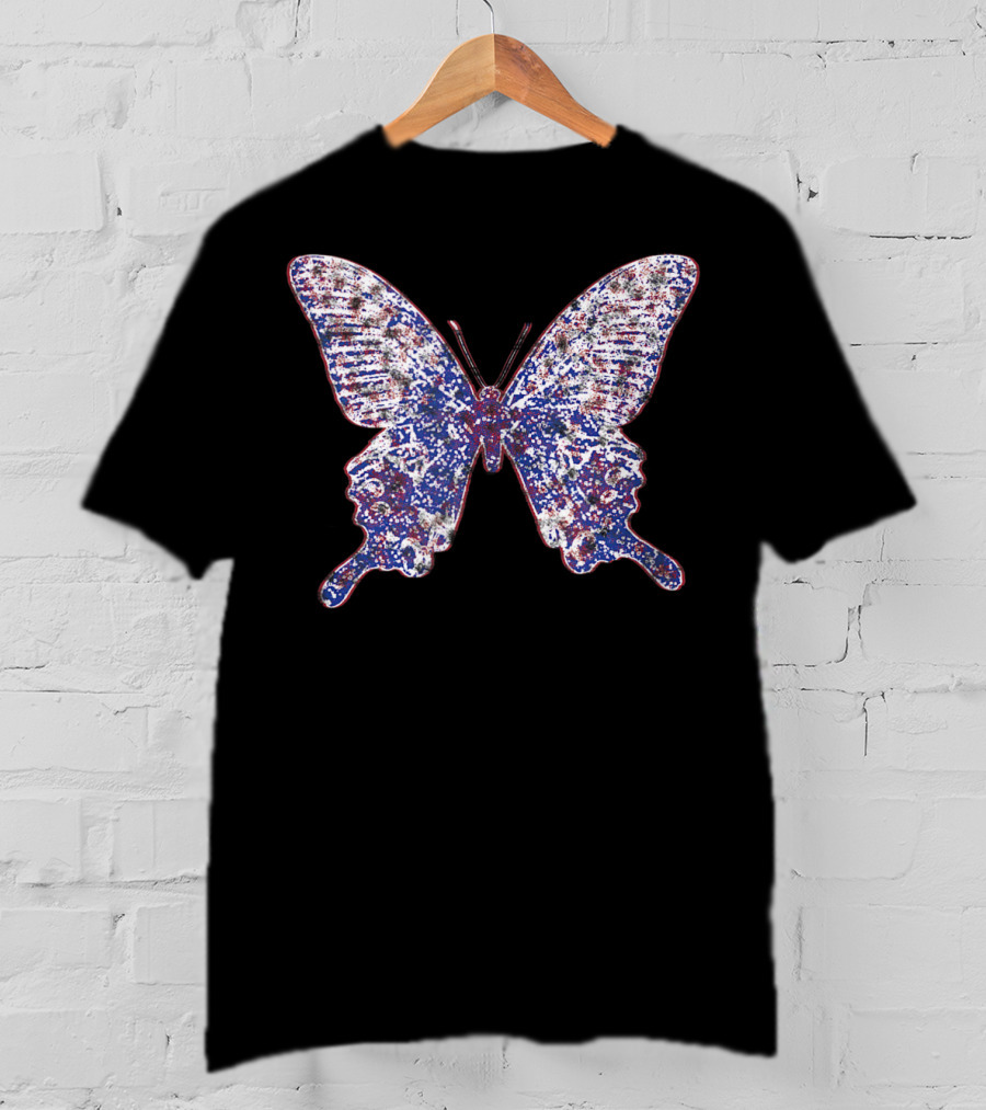 Butterfly Gardener Entomologist Fest With Colorful Wing T-Shirt