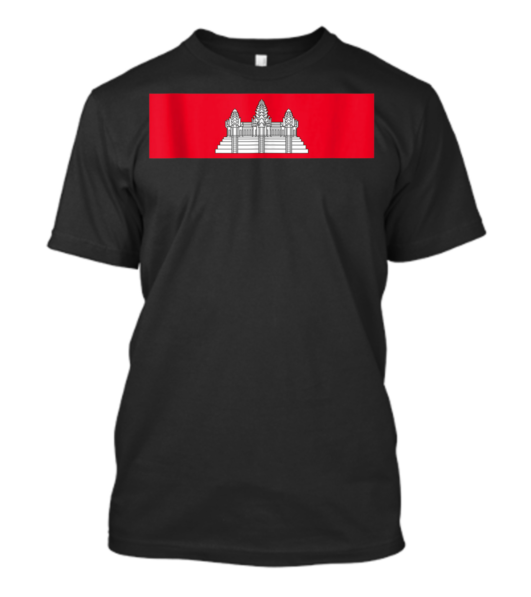 Cambodia Flag Cool Cambodian Flags Men Women T-Shirt