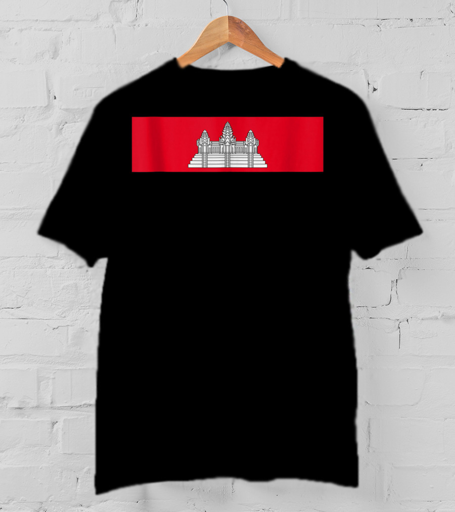 Cambodia Flag Cool Cambodian Flags Men Women T-Shirt