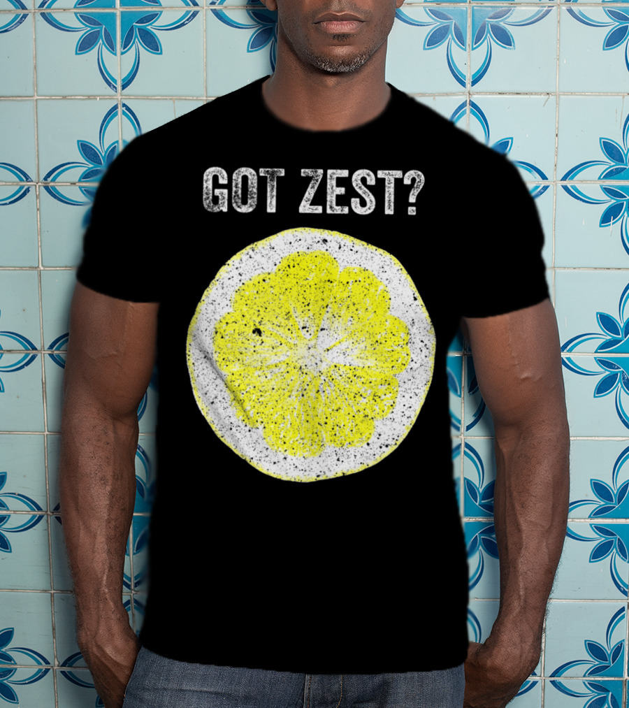 Got Zest? Chef Cook Food Festival Lemon Slice T-Shirt