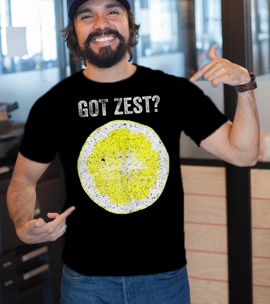 Got Zest? Chef Cook Food Festival Lemon Slice T-Shirt