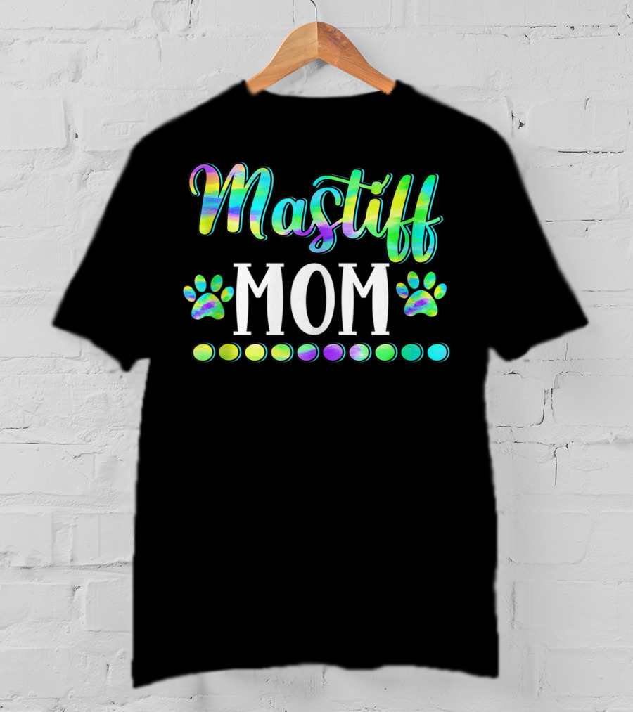 Mastiff Mom Cute Dog Owner Lover Mother Mas T-Shirt