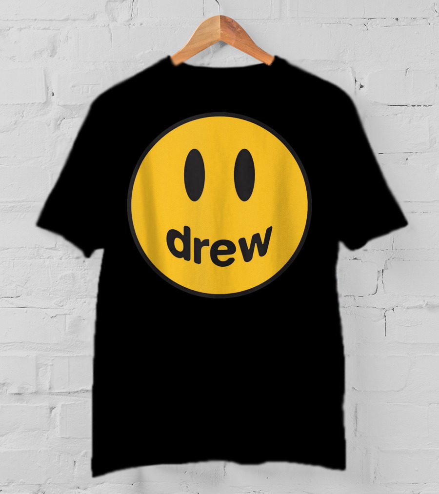 Drew Yellow Smiley Face Icon T-Shirt