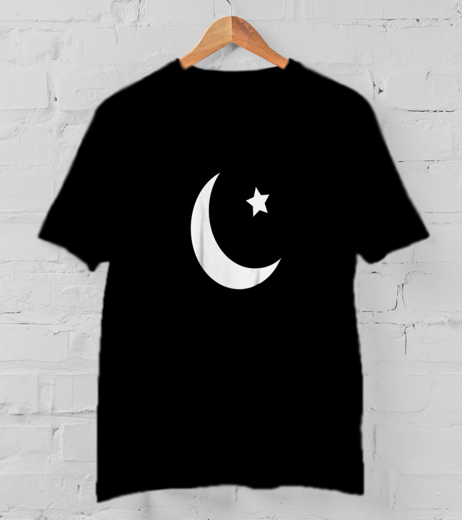 Pakistan Independence Day Crescent Moon Star Symbol Patriotism T-Shirt