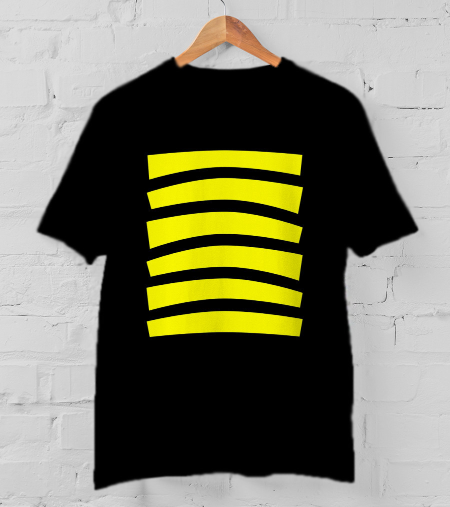 Cute Honeybee Halloween Costume Top With Yellow Stripes T-Shirt