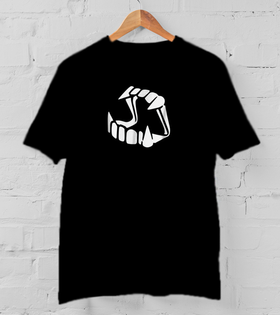 Funny Vampire Teeth Plastic Horror False Fangs T-Shirt