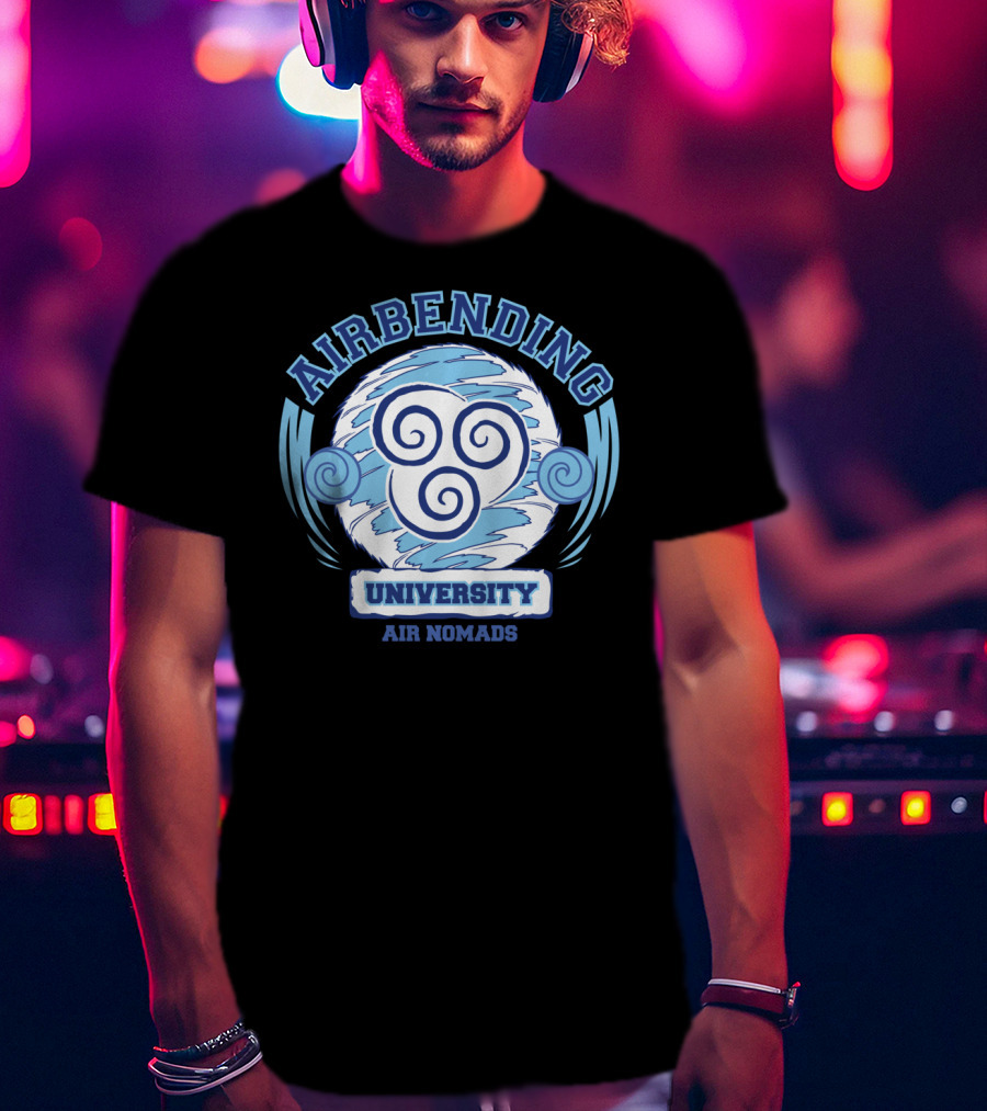 Air Bending University Air Nomads Logo Avatar T-Shirt