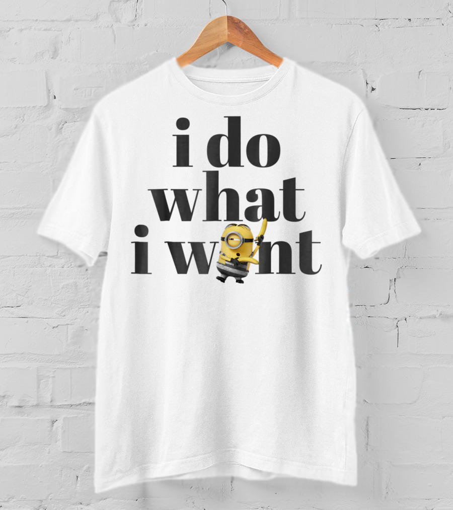 Despicable Me Minions Stuart I Do What I Want T-Shirt