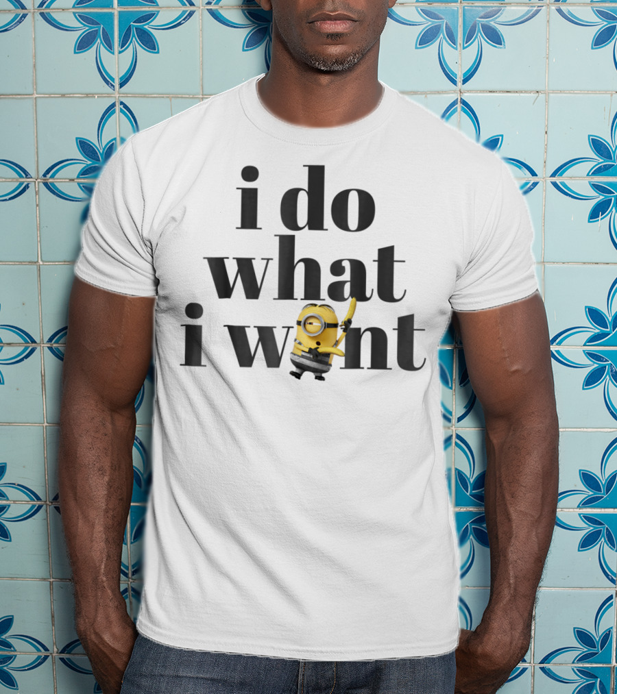 Despicable Me Minions Stuart I Do What I Want T-Shirt