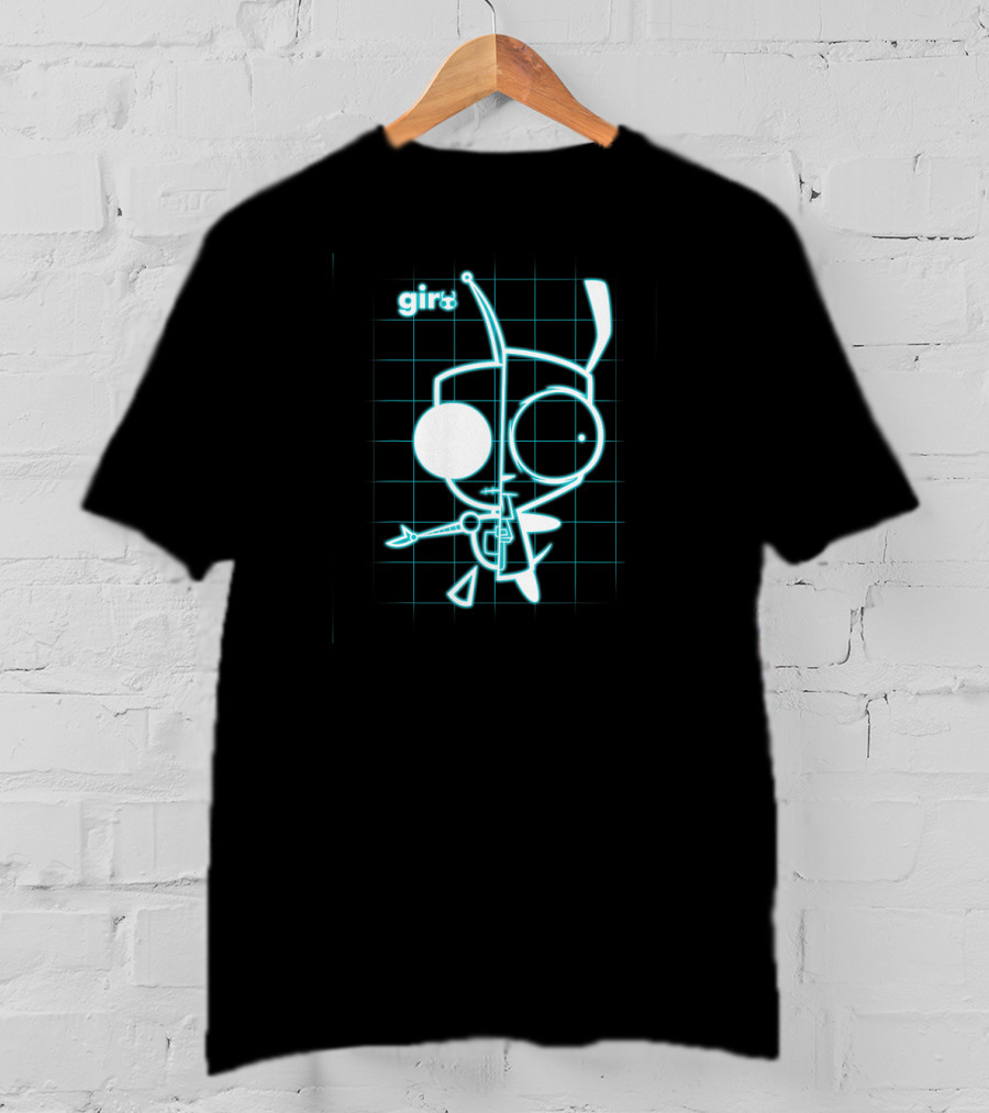 Nickelodeon Invader Zim GIR X-Ray Schematic T-Shirt