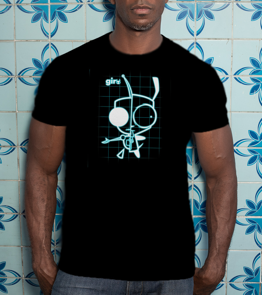 Nickelodeon Invader Zim GIR X-Ray Schematic T-Shirt