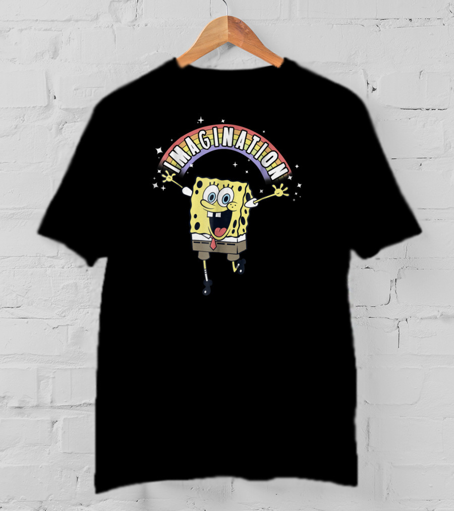 SpongeBob SquarePants Imagination Rainbow Sparkle T-Shirt
