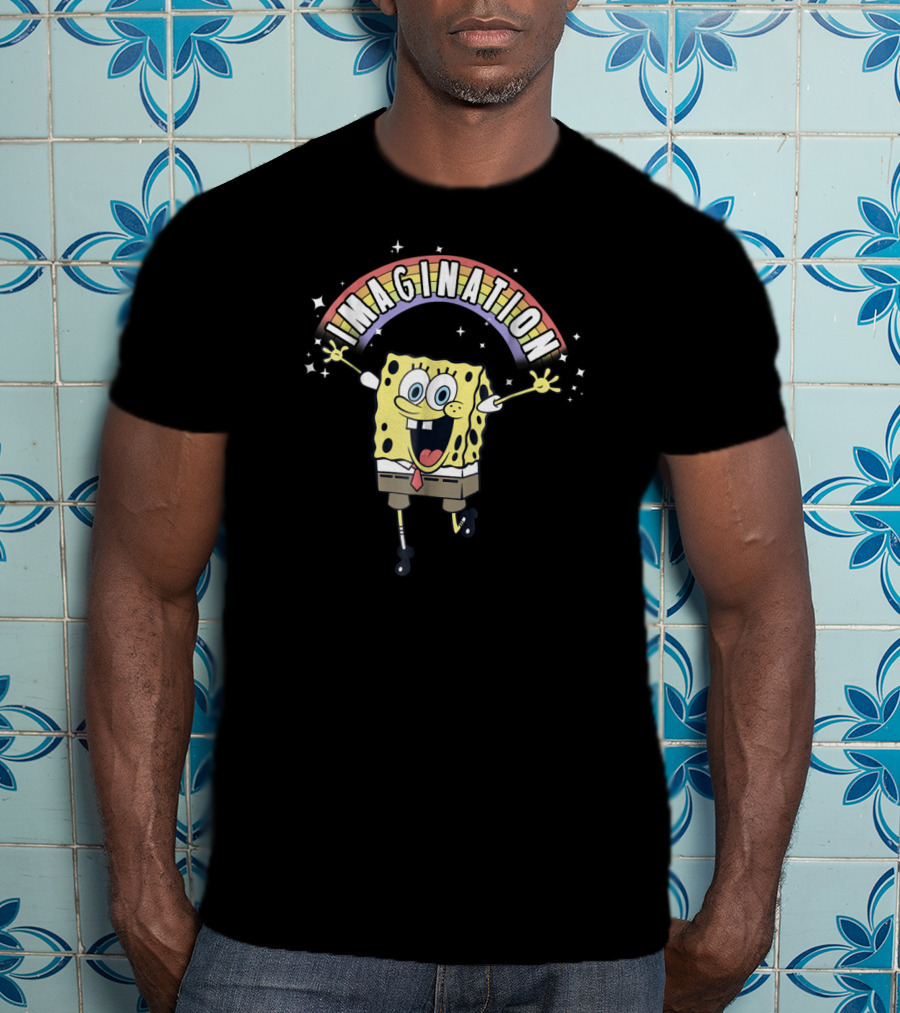 SpongeBob SquarePants Imagination Rainbow Sparkle T-Shirt