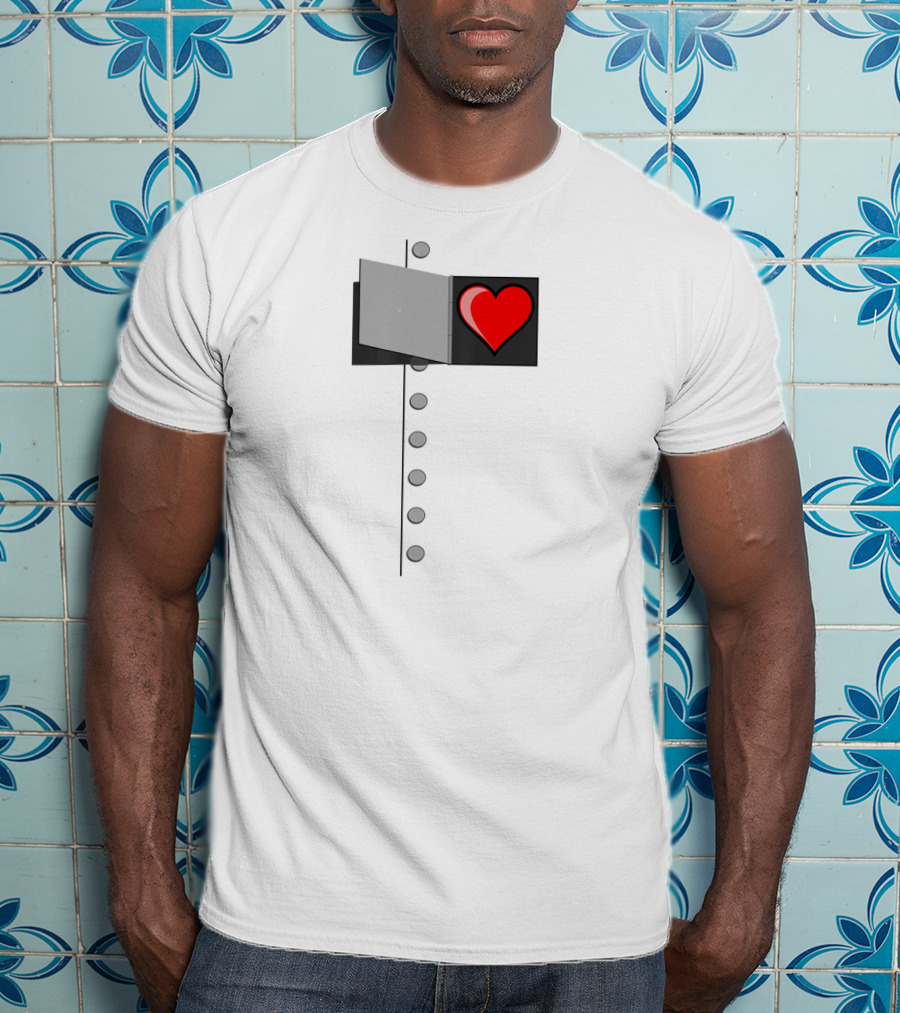 Halloween Wizard Of OZ Tin Man Heart T-Shirt