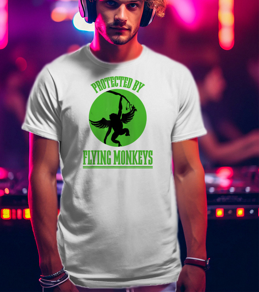 Oz Wicked Witch Protected By Flying Monkeys Wizard Of T-Shirt