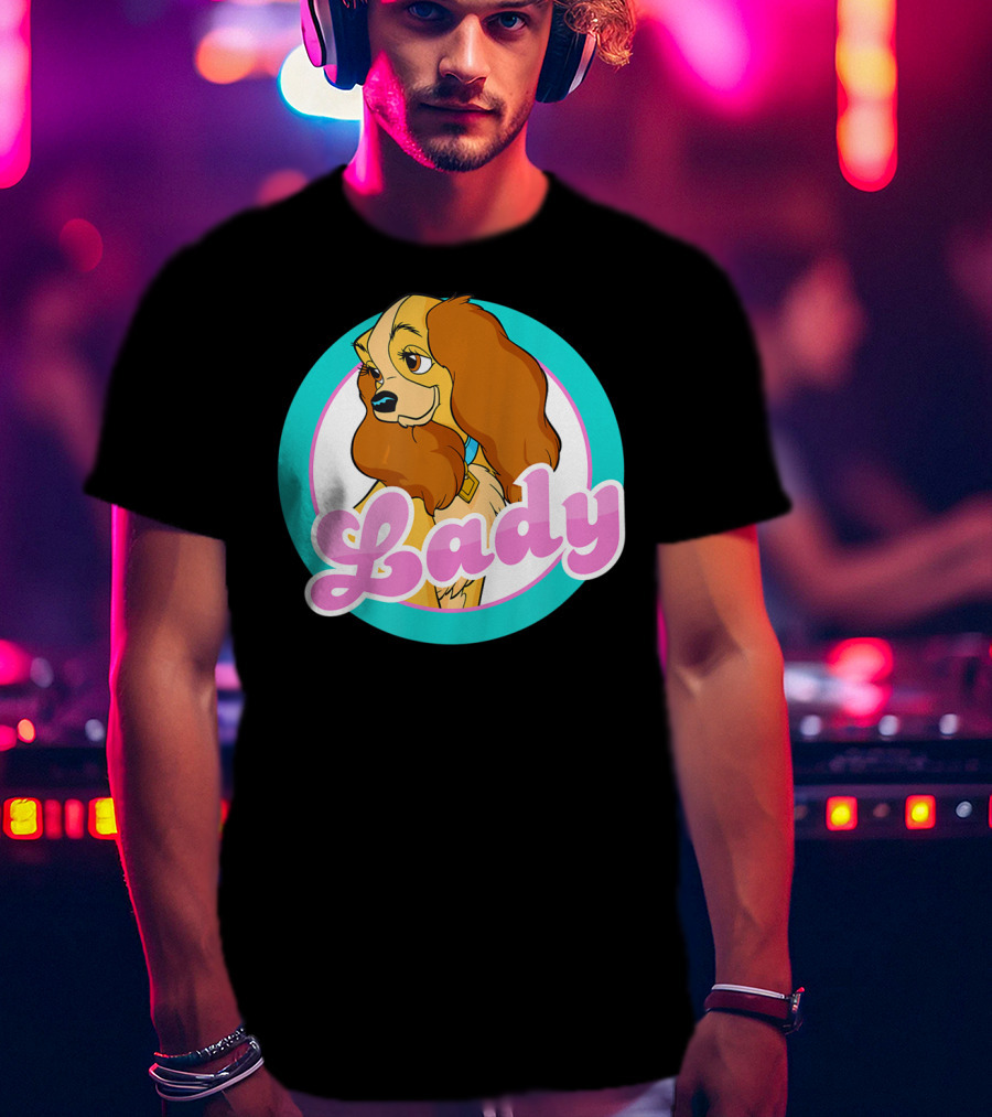 Lady And The Tramp Lady Face Disney T-Shirt