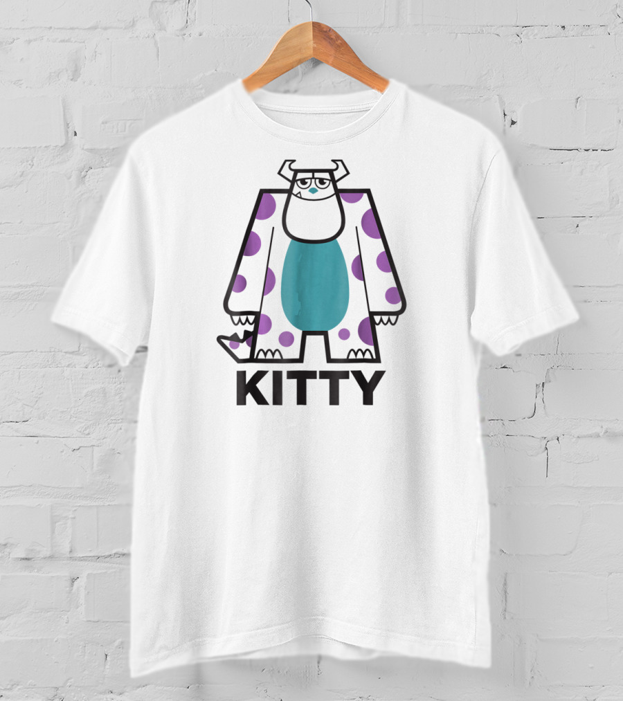 Monsters Inc. Sulley Kitty Block T-Shirt