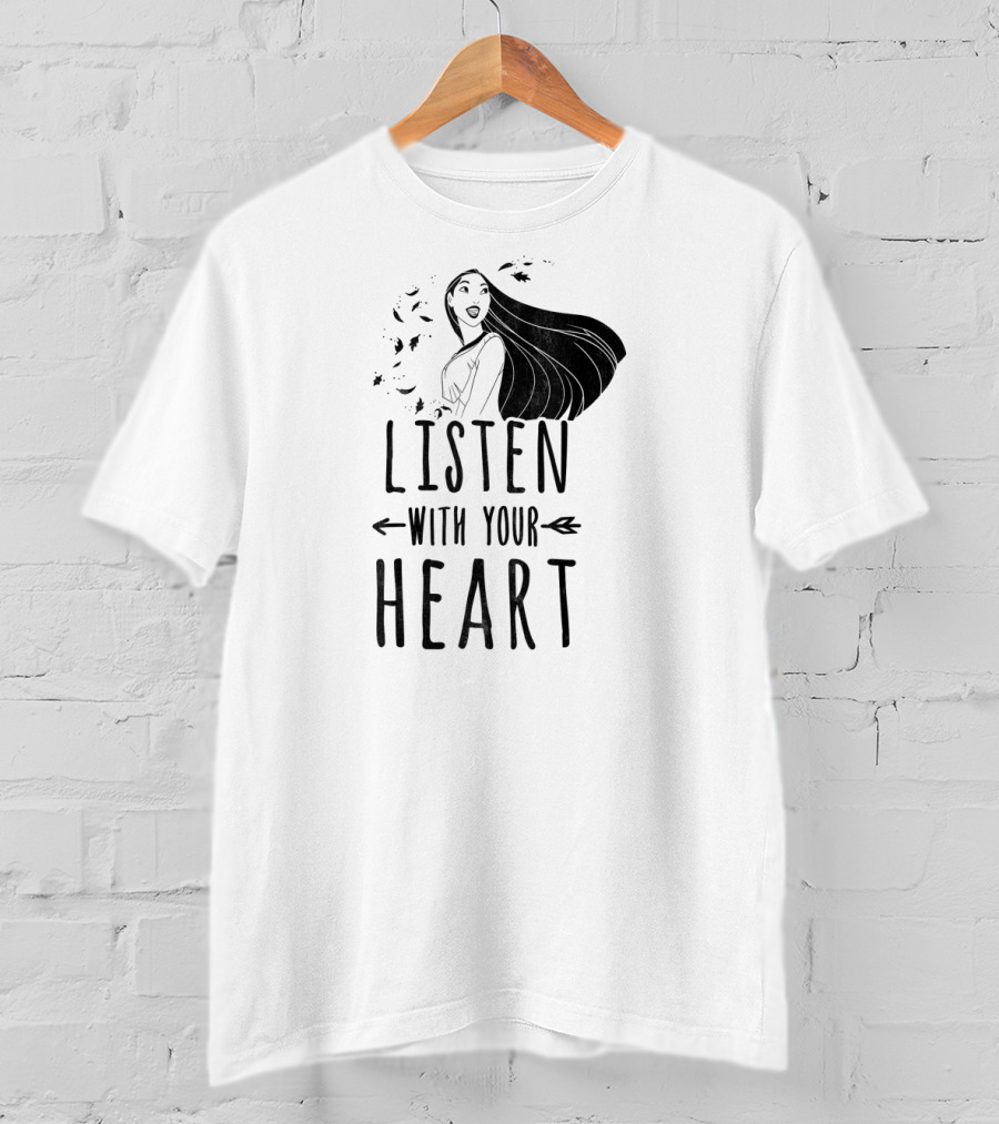 Disney Pocahontas Listen With Your Heart Arrow T-Shirt