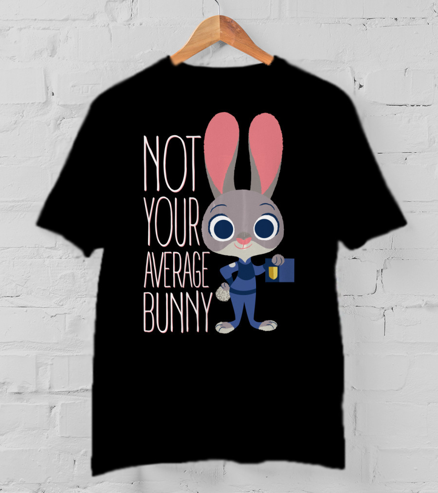 Disney Zootopia Not Your Average Bunny Judy Hopps T-Shirt