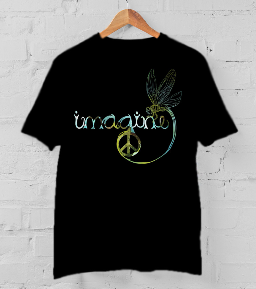 Imagine Peace Dragonfly Harmony T-Shirt
