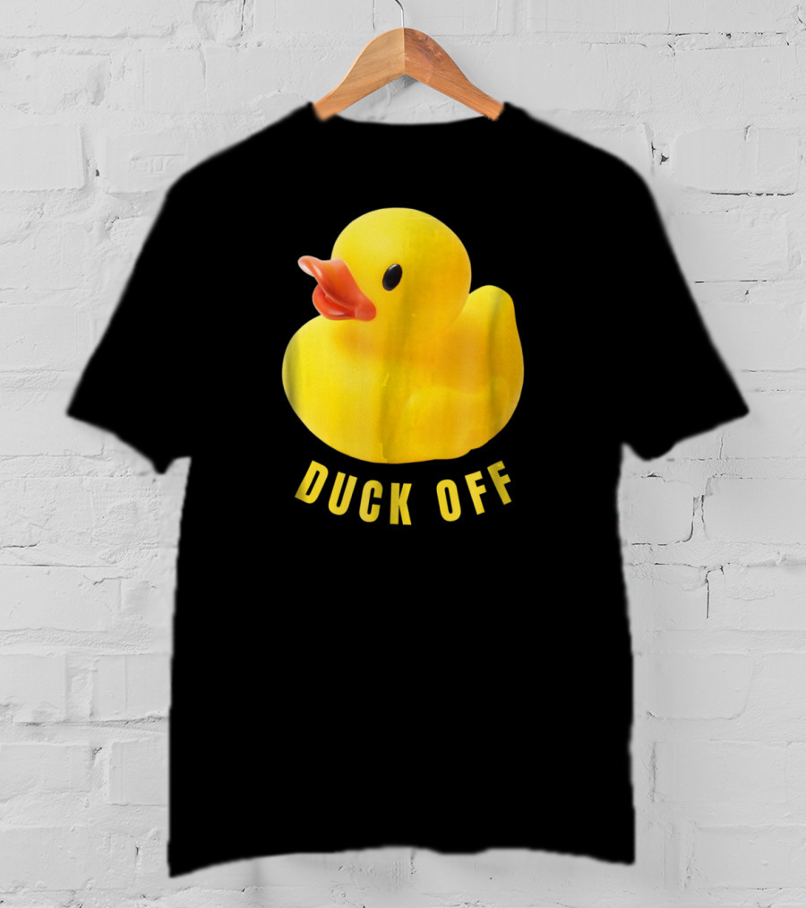 DUCK OFF Cute Duck Rubber Duckling T-Shirt