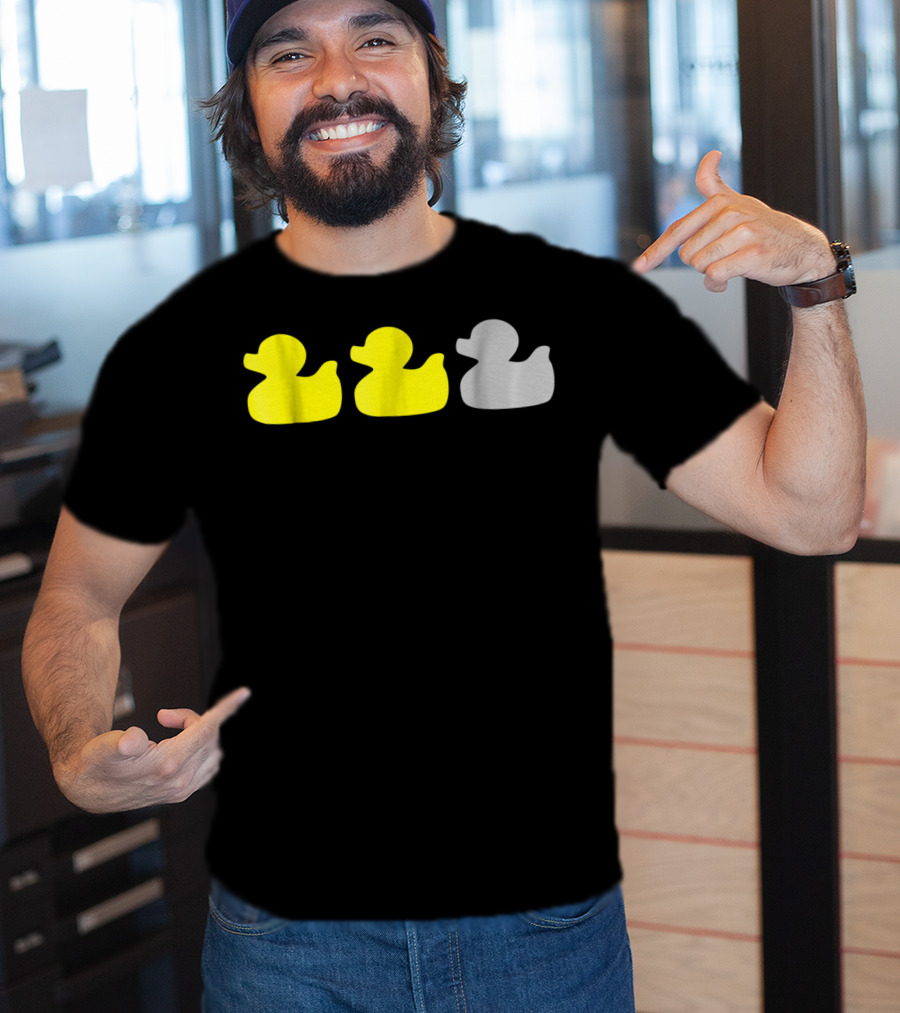 Duck Duck Gray Duck Humor Minnesota Yellow And Gray Ducks T-Shirt
