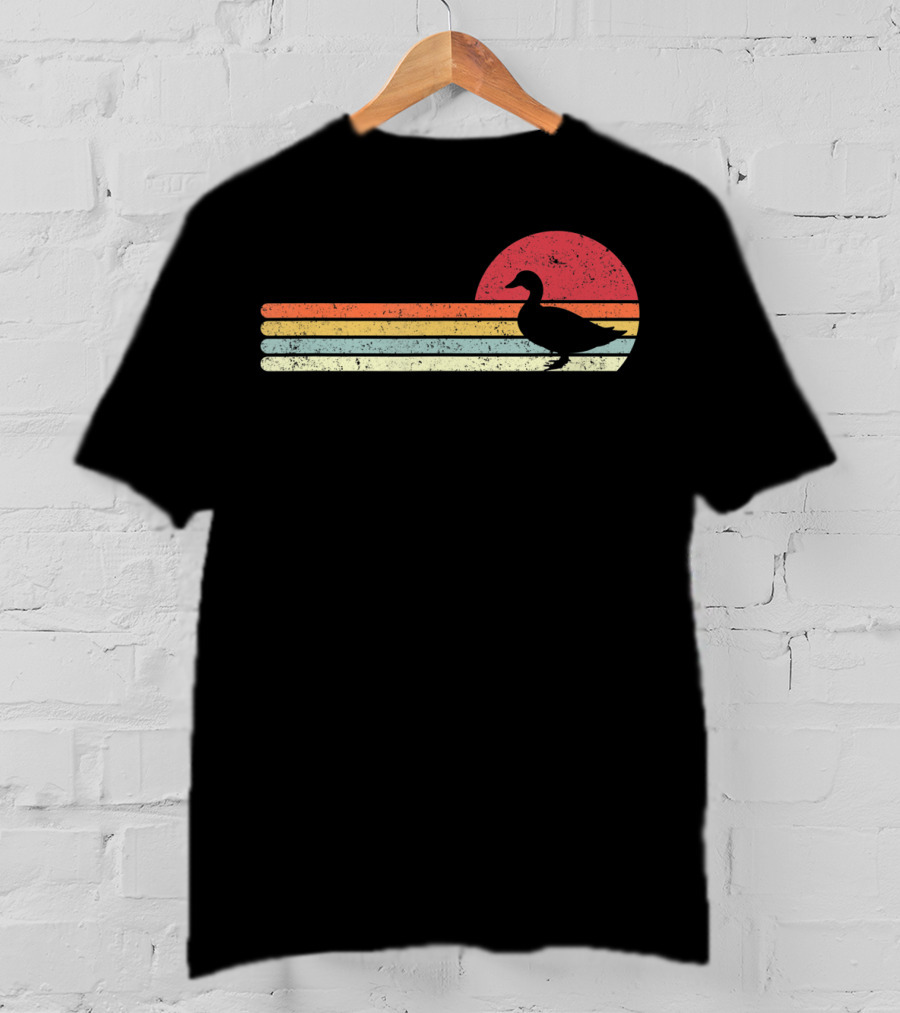 Duck Style Vintage Sunset T-Shirt
