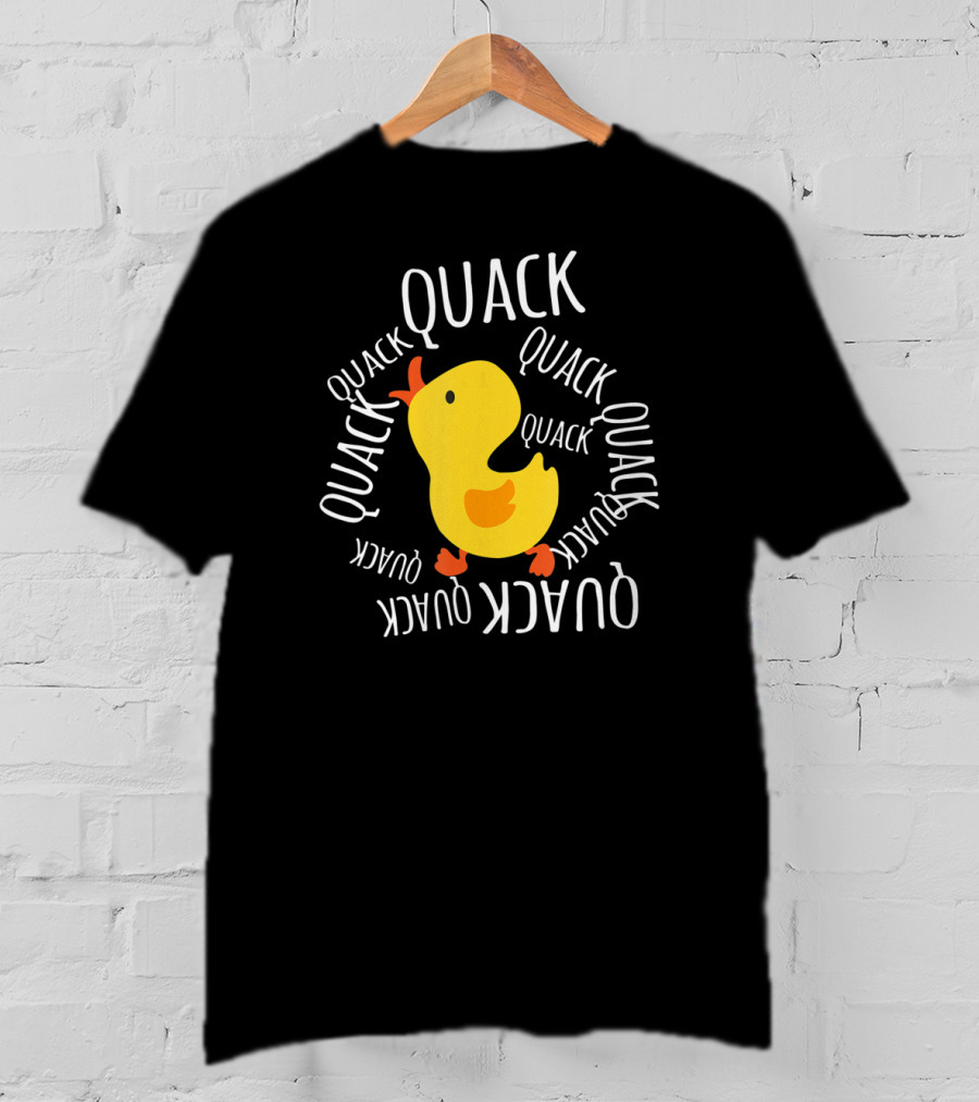 Quack Quack Quack Quack Yellow Duck Quack Overload T-Shirt