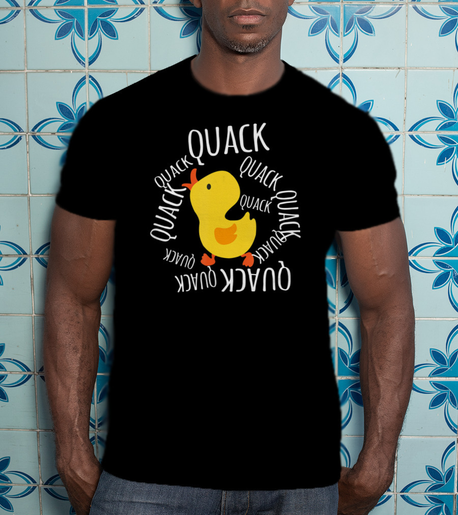 Quack Quack Quack Quack Yellow Duck Quack Overload T-Shirt