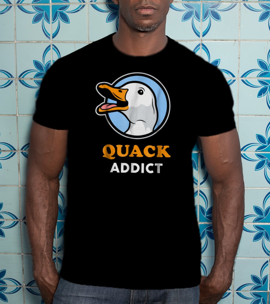 Quack Addict Funny White Pekin Duck Pet Owner T-Shirt