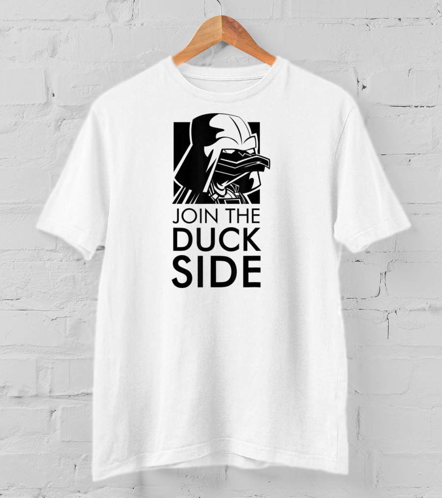 Join The Duck Side Ducky Ducks Duckling Fun Darth Vader T-Shirt
