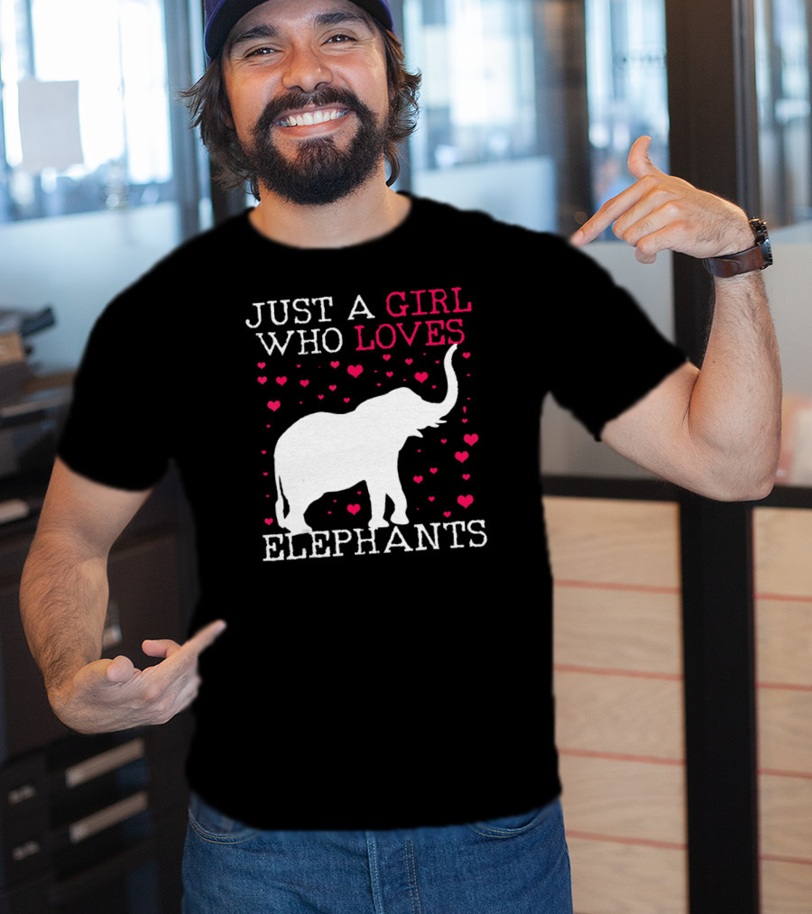 Just A Girl Who Loves Elephants T-Shirt