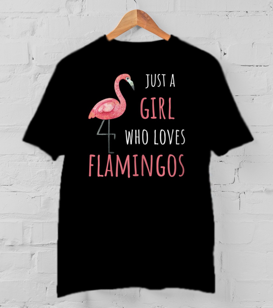Just A Girl Who Loves Flamingos T-Shirt