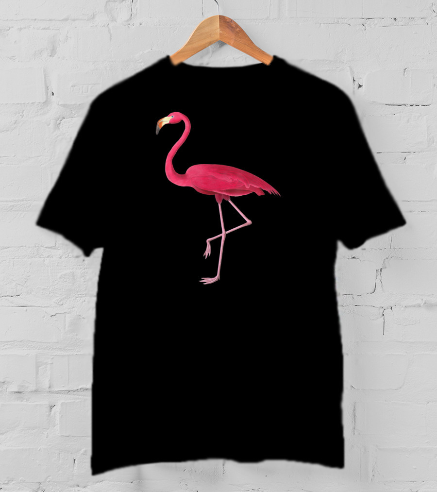 Pink Flamingo Retro Vintage Aesthetic T-Shirt