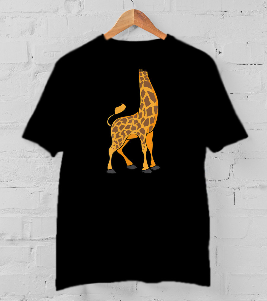 Headless Giraffe Halloween Costume Cool Animal Dress Up T-Shirt