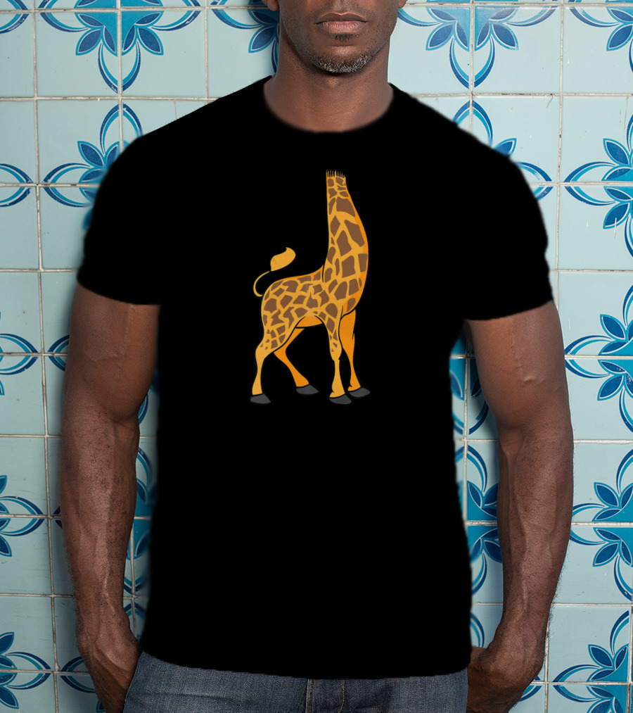 Headless Giraffe Halloween Costume Cool Animal Dress Up T-Shirt
