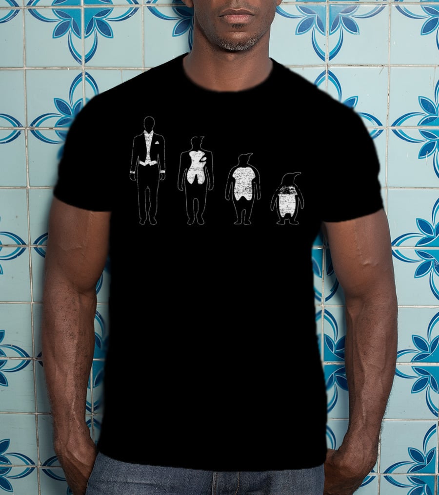 Evolution Penguin Tuxedo Sequence T-Shirt