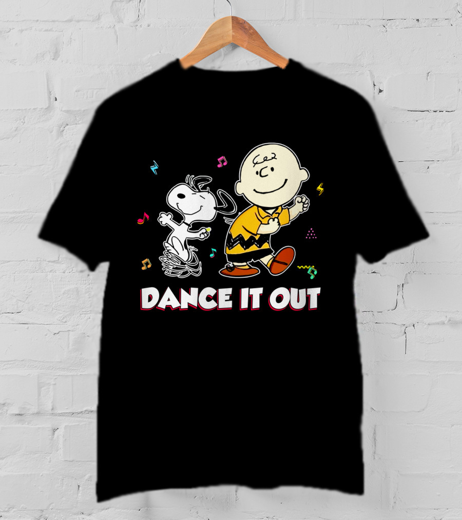 Dance It Out With Snoopy And Charlie Brown From The Peanuts Movie T-Shirt