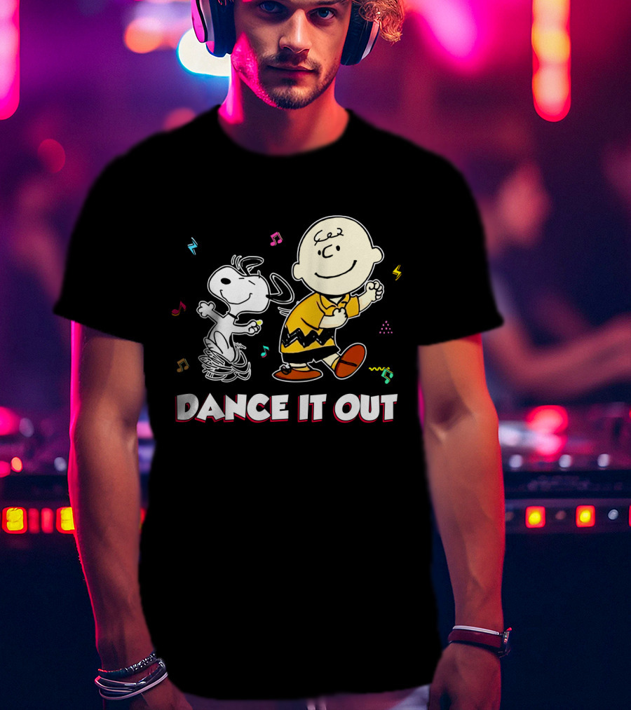 Dance It Out With Snoopy And Charlie Brown From The Peanuts Movie T-Shirt