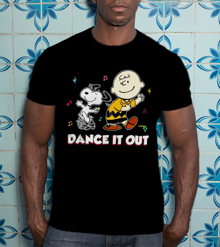 Dance It Out With Snoopy And Charlie Brown From The Peanuts Movie T-Shirt