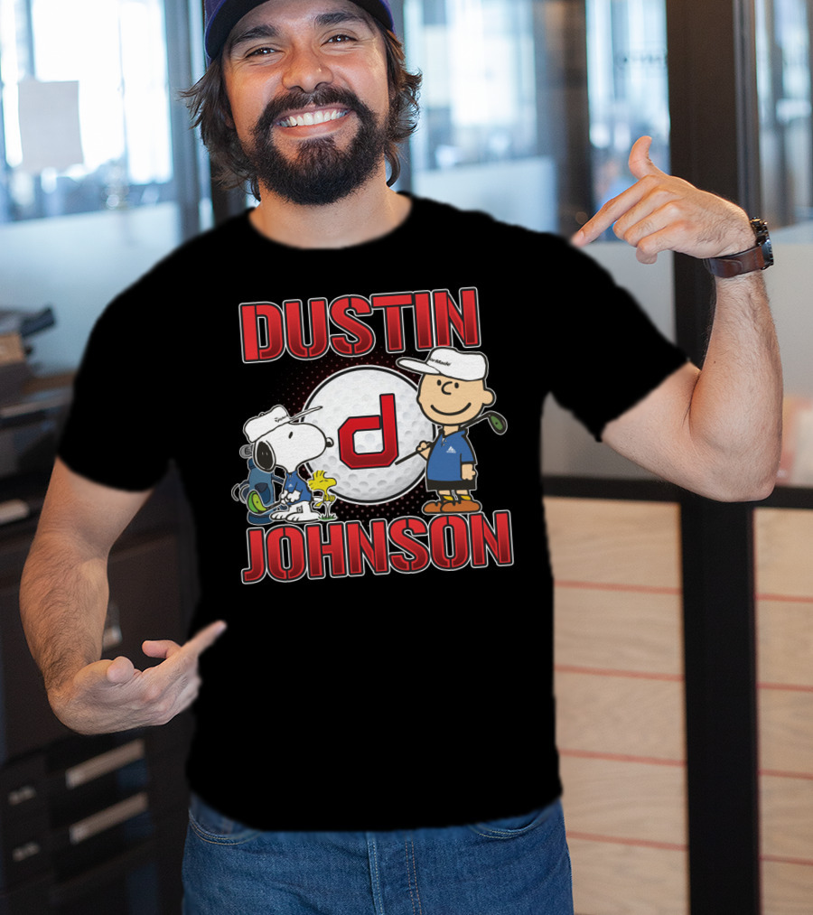 Dustin Johnson Pro Golf Snoopy The Peanuts Movie T-Shirt