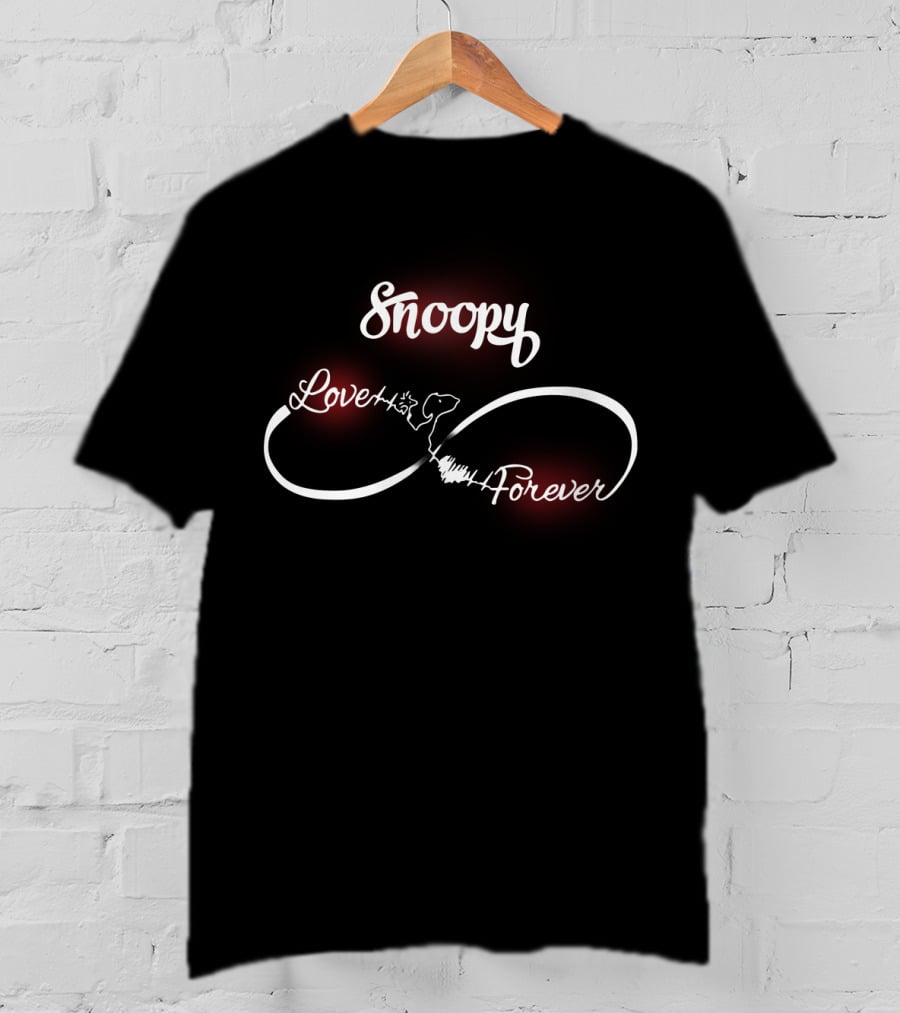 Snoopy Love Always Forever Infinity Peanuts Movie T-Shirt