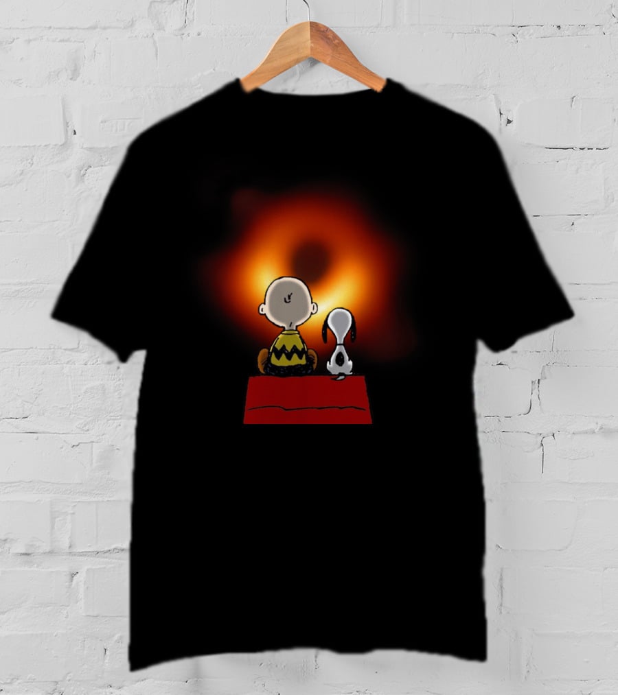 Snoopy Black Hole Peanuts Movie Scene T-Shirt