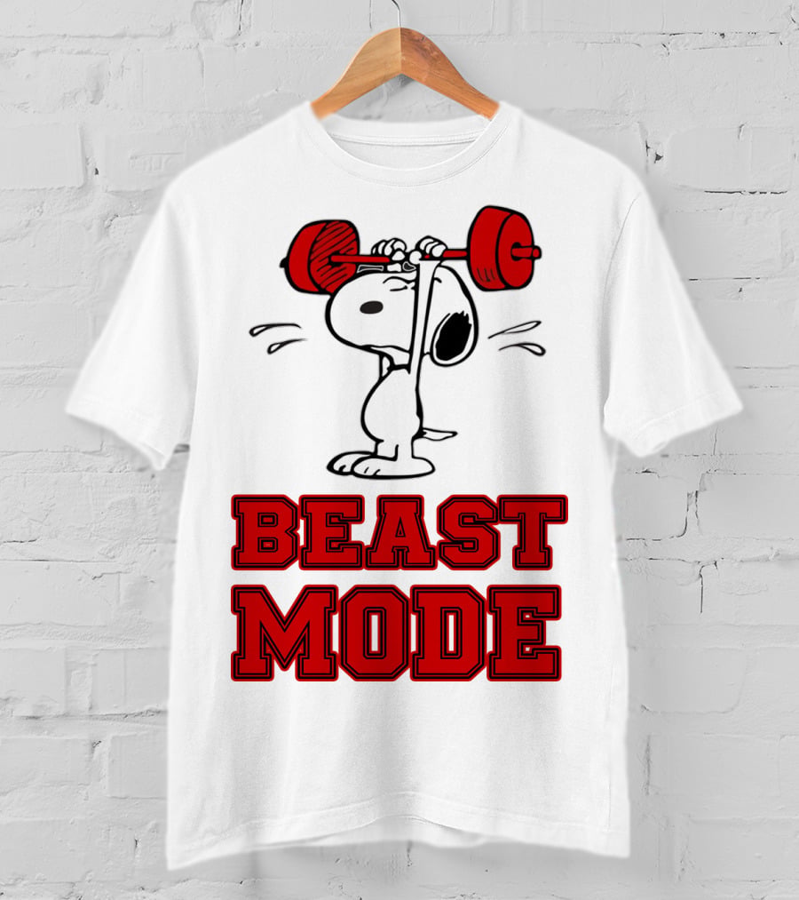 Snoopy Beast Mode The Peanuts Movie T-Shirt