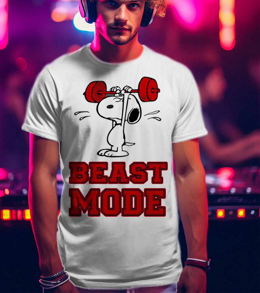 Snoopy Beast Mode The Peanuts Movie T-Shirt