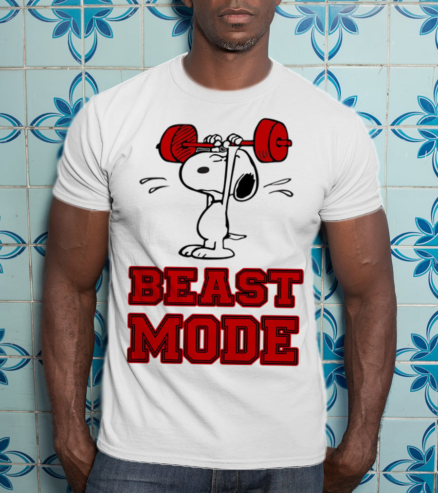 Snoopy Beast Mode The Peanuts Movie T-Shirt